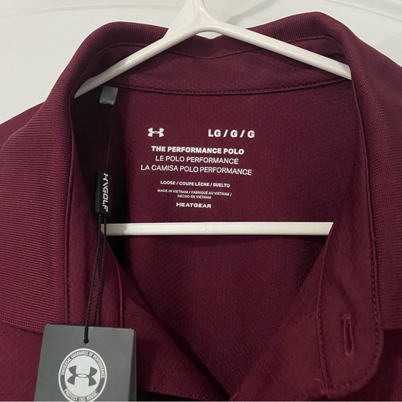 UNDER ARMOUR • LG • Men’s Golf Polo - Picture 3 of 7